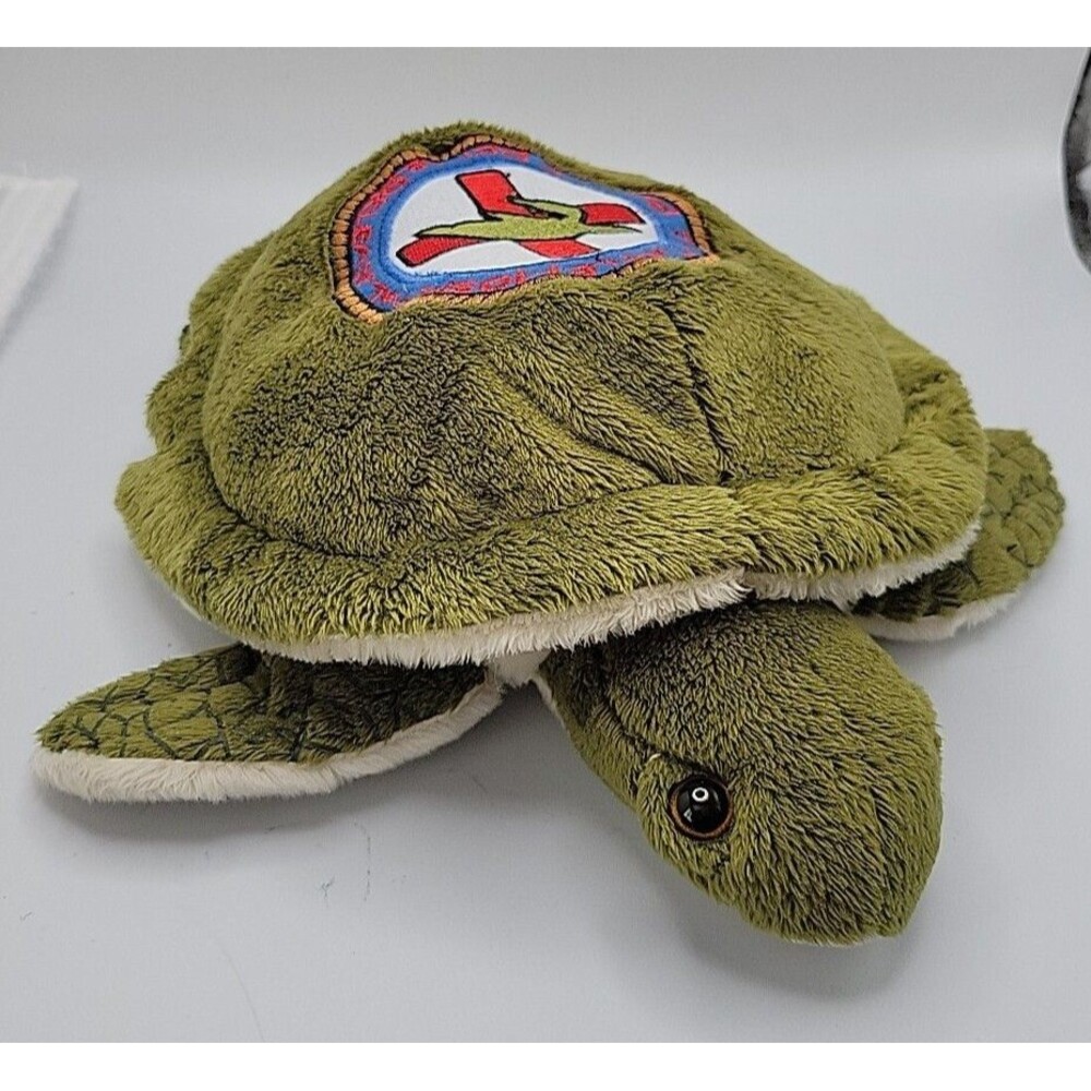 2004 Wish Pets 9" Plush Jolene Sea Turtle Hospital Rescue Rehab Release Emblem